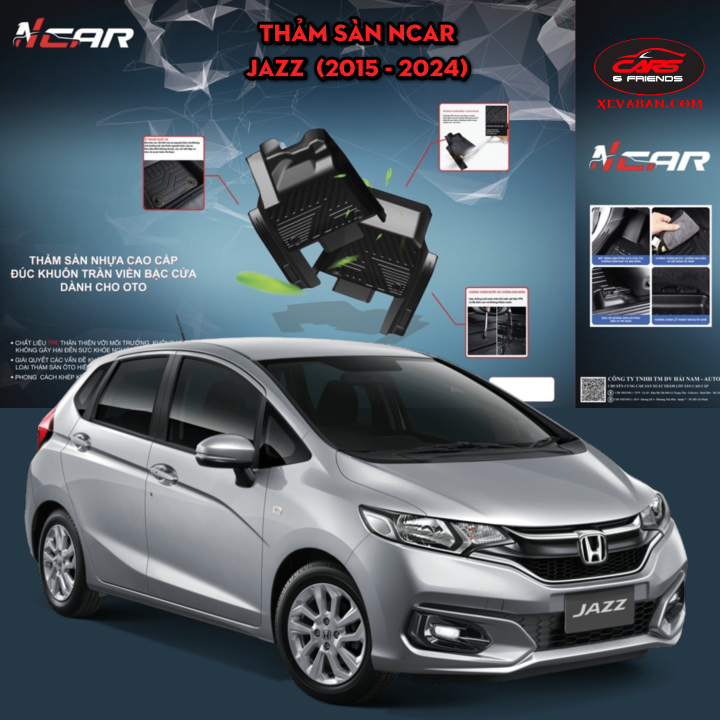 Thảm sàn Ncar cho HONDA JAZZ